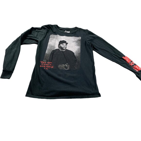 Boyz N The Hood Tops - Boyz N The Hood Womens Small Black Ice Cube Long Sleeve Shirt Once Upon A Time